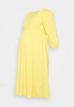MAMALICIOUS MLSANJA DRESS - Robe En Jersey - Misted Yellow