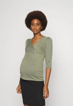 MAMALICIOUS MLTAMIA - T-shirt Imprimé - Four Leaf Clover