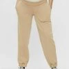 MAMALICIOUS Pantalon De Survêtement - Warm Sand