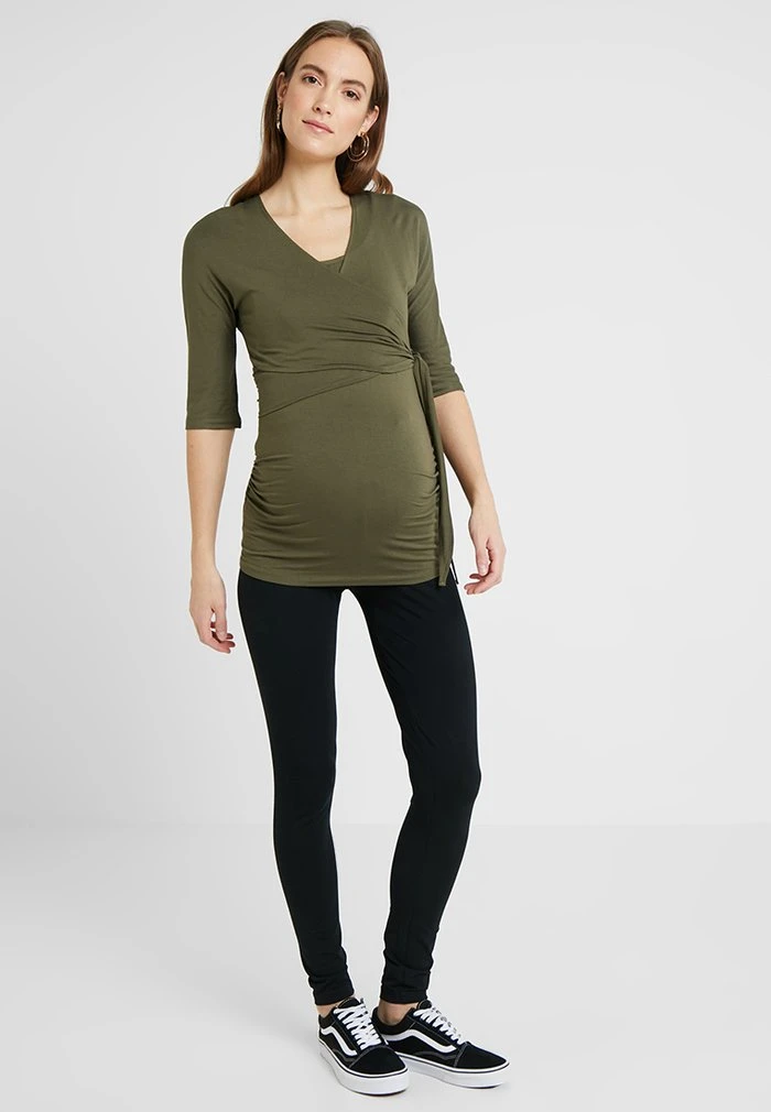 MAMALICIOUS MLLEA LONG 2 PACK - Legging - Black – Image 2