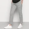 MAMALICIOUS MLNEWJANNI LOUNGE PANTS - Pantalon De Survêtement - Light Grey Melange