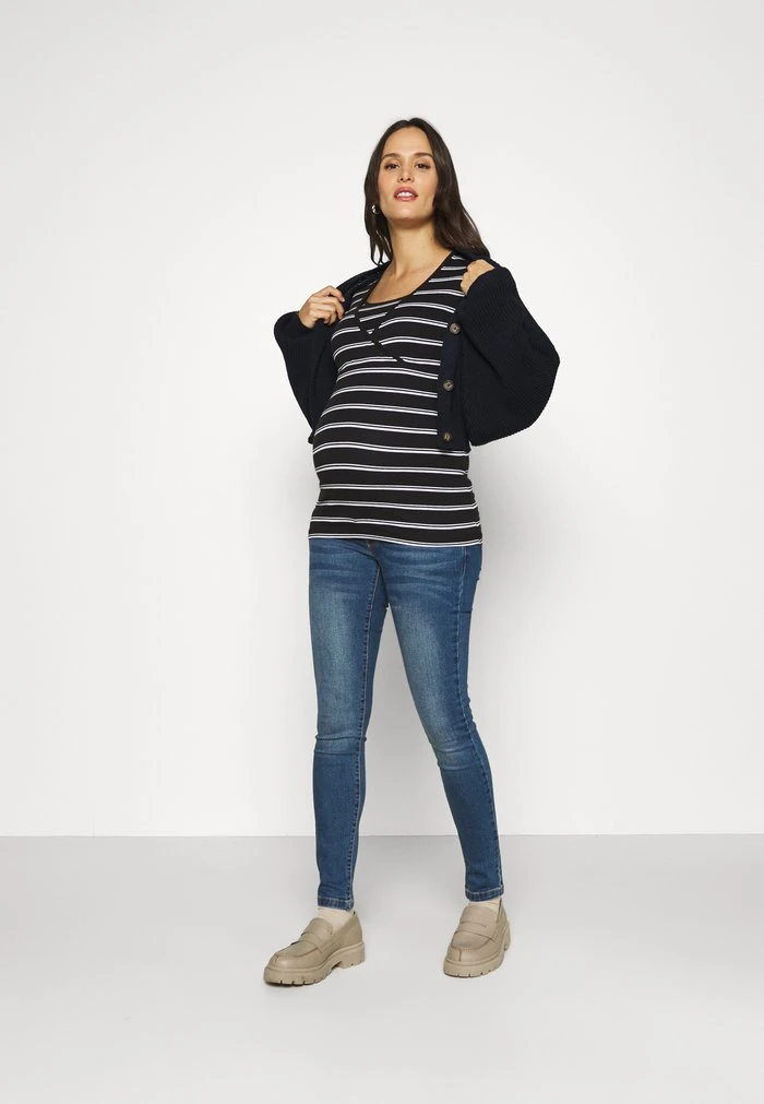 MAMALICIOUS MLLEA TESS MIX 2 PACK - T-shirt à Manches Longues - Black