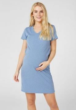 MAMALICIOUS Robe En Jersey - Blue