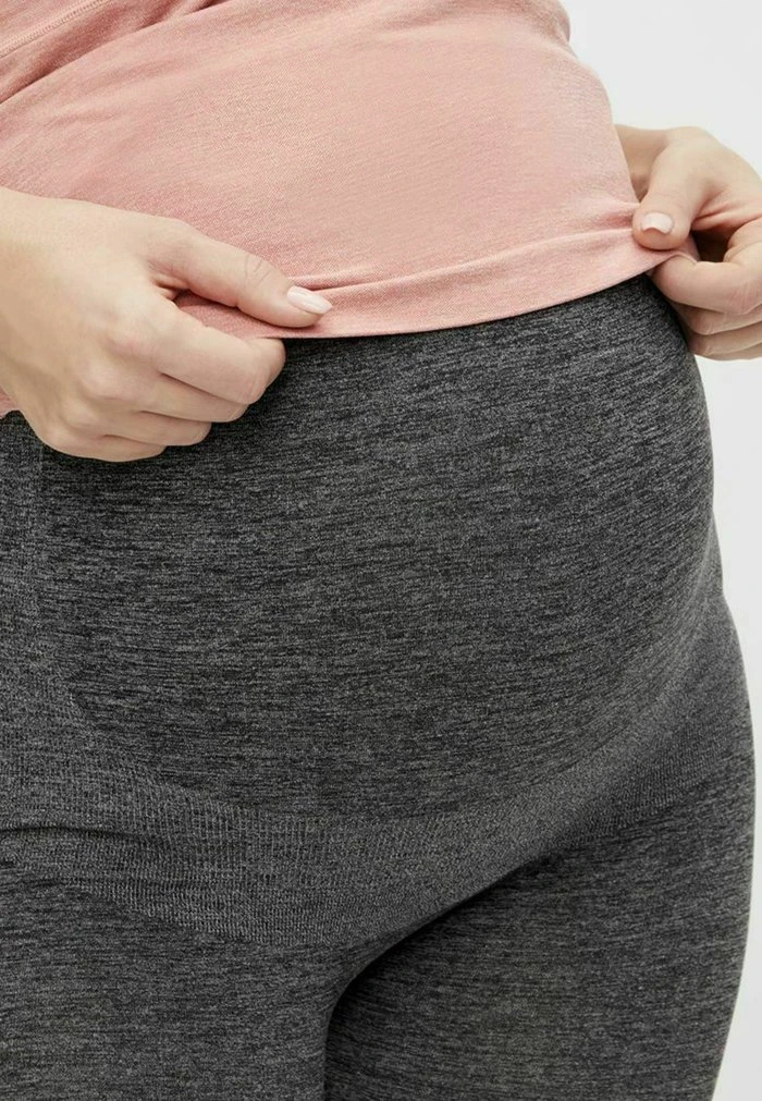 MAMALICIOUS ML FRESH - Collants - Dark Grey Melange – Image 4