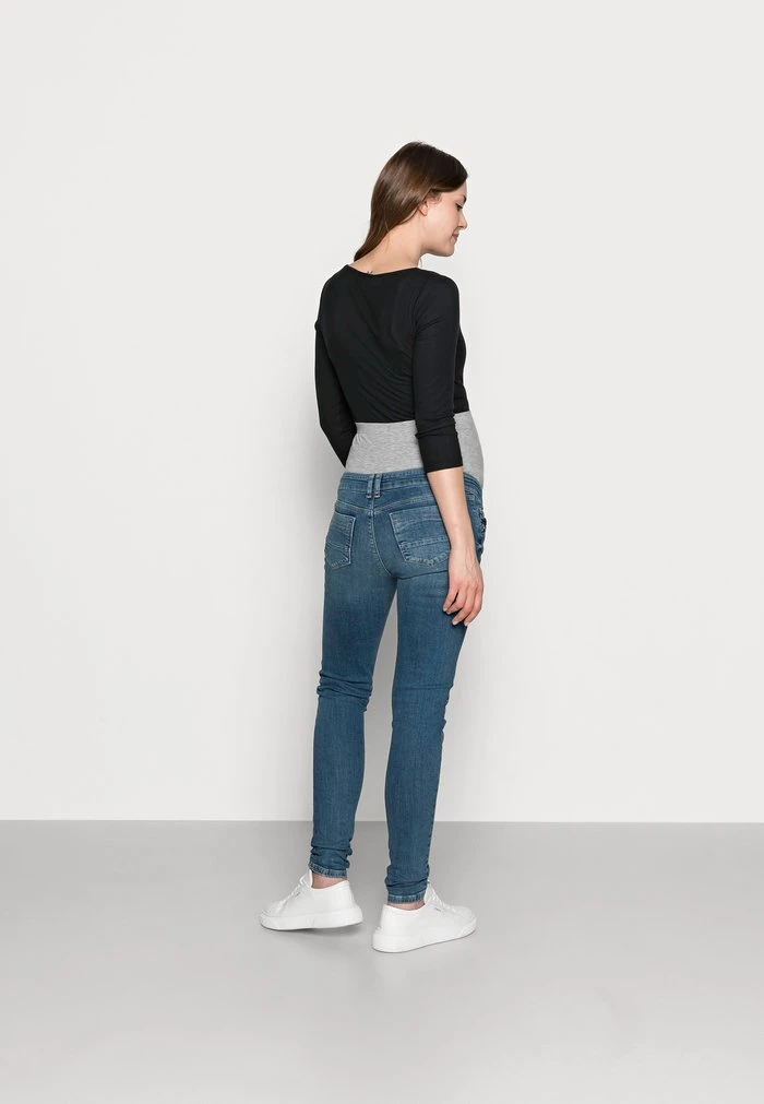 MAMALICIOUS MLSAVANNA DESTROY - Jean Slim - Medium Blue Denim – Image 3