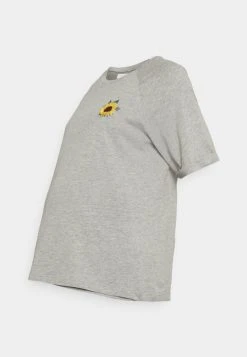 MAMALICIOUS MLLIKY JUNE - T-shirt Basique - Light Grey Melange
