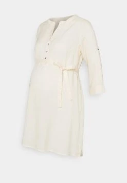 MAMALICIOUS MLMERCY - Robe En Jersey - Ecru