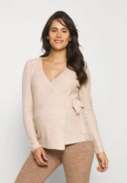 MAMALICIOUS MLDANA WRAP - Gilet - Pale Mauve/melange