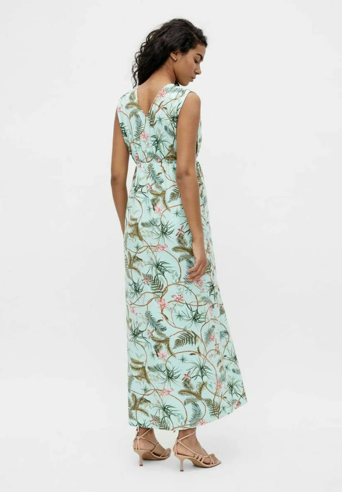 MAMALICIOUS - Robe Longue - Bleached Aqua – Image 3