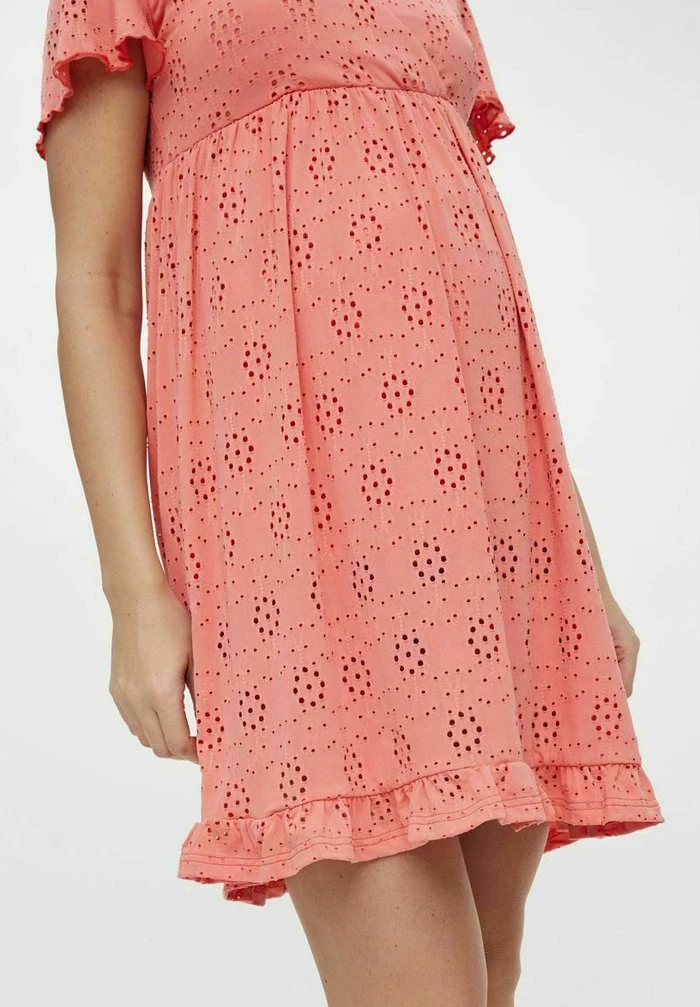MAMALICIOUS MLDENISE - Robe De Jour - Sugar Coral – Image 5