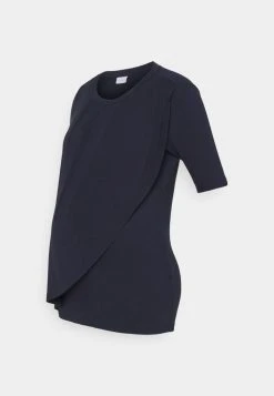 MAMALICIOUS NURSING - T-shirt Imprimé - Navy Blazer