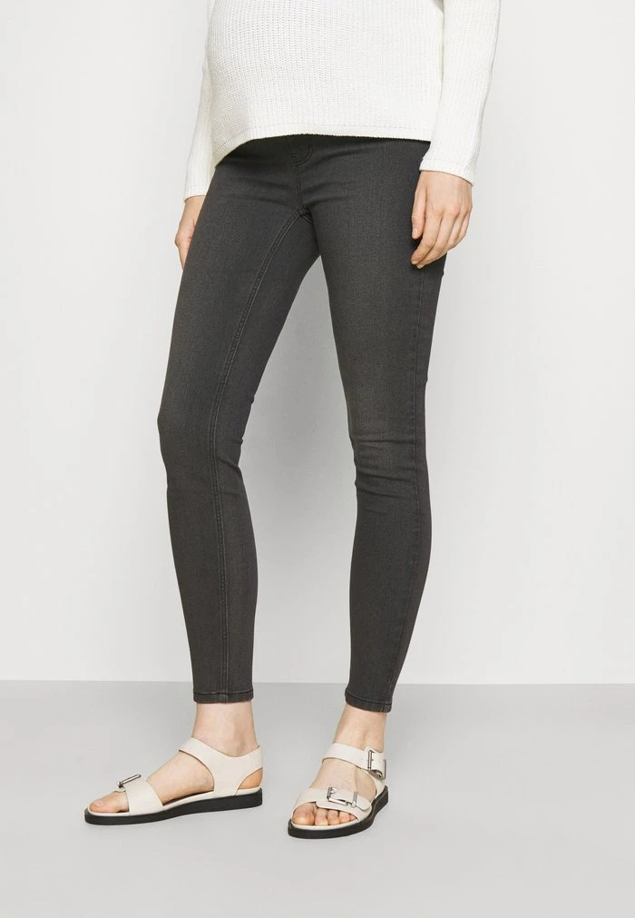 MAMALICIOUS MLAMY - Jeans Skinny - Medium Grey Denim