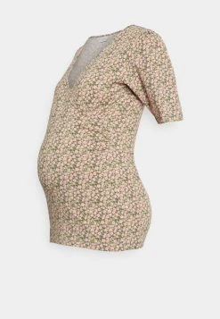 MAMALICIOUS MLFRESCA TOP - T-shirt Imprimé - Sea Spray