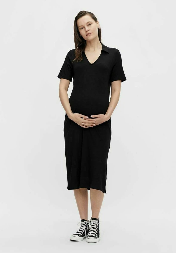 MAMALICIOUS Robe Pull - Black – Image 2