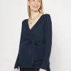MAMALICIOUS MLLIE WRAP - T-shirt à Manches Longues - Navy Blazer