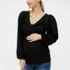 MAMALICIOUS Blouse - Black