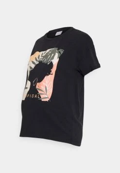 MAMALICIOUS MLTROPICANA - T-shirt Imprimé - Black