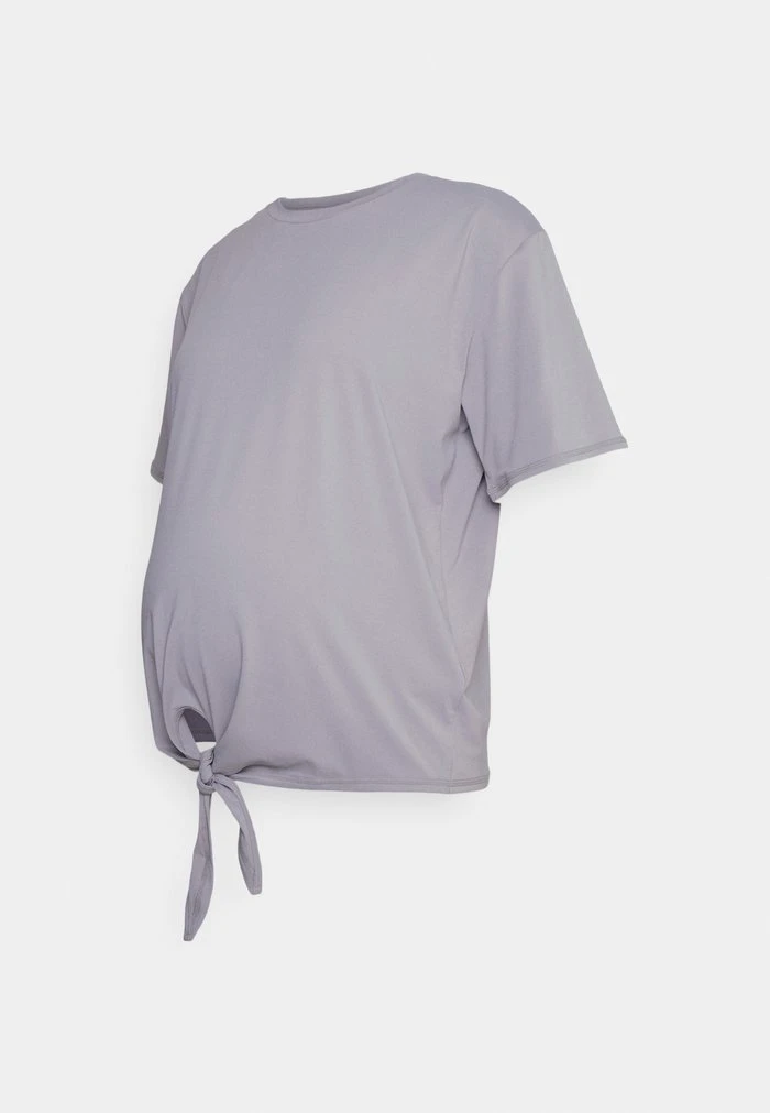 MAMALICIOUS ACTIVEWEAR - T-shirt Basique - Minimal Gray – Image 4