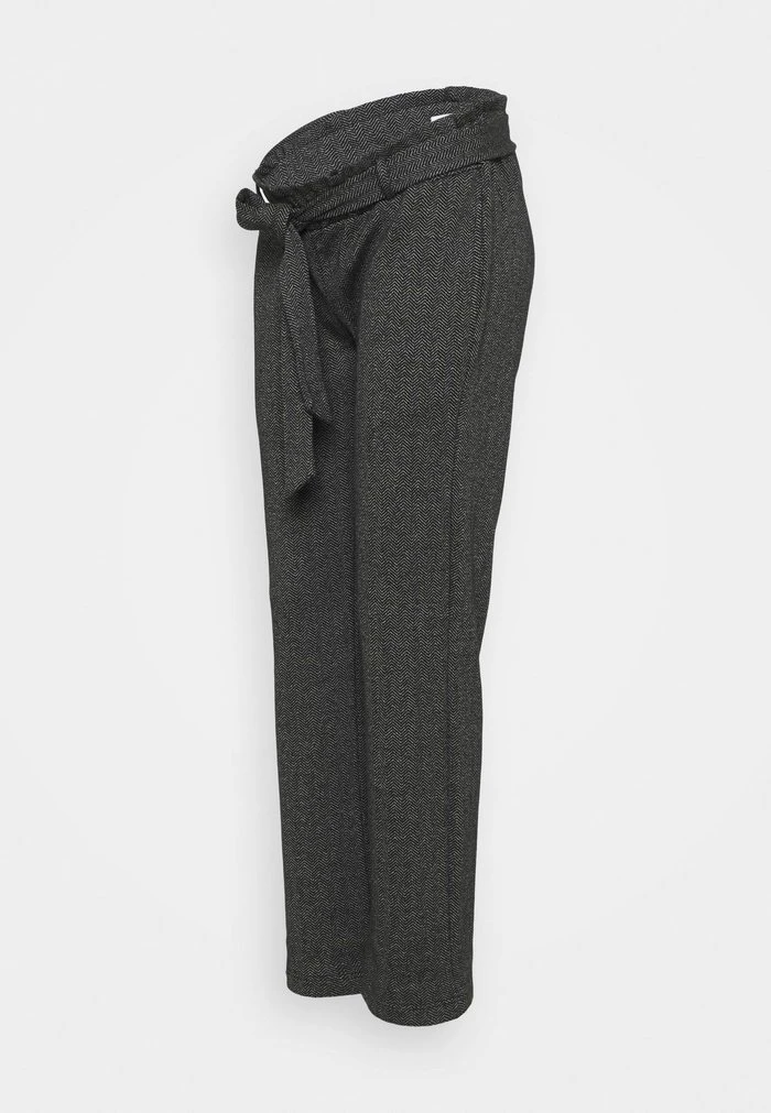 MAMALICIOUS MLPAOLA PANTS - Pantalon Classique - Grey/white – Image 5