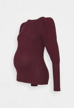 MAMALICIOUS MLPAMMI - T-shirt à Manches Longues - Winetasting