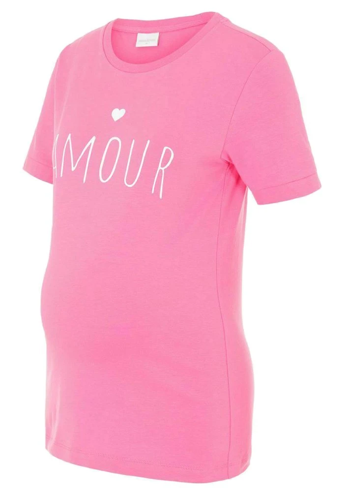 MAMALICIOUS MLLEVI - T-shirt Imprimé - Pink Cosmos – Image 5