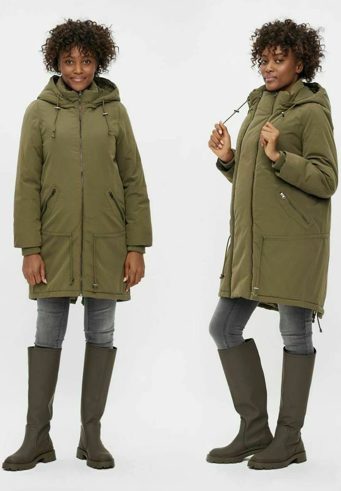 MAMALICIOUS MADDY - Veste D'hiver - Olive Night – Image 4