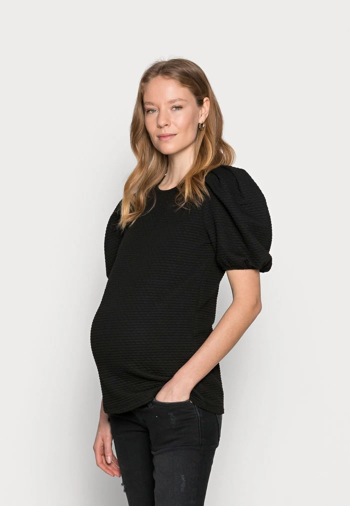 MAMALICIOUS MLVITO - T-shirt Imprimé - Black