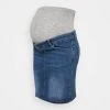 MAMALICIOUS MLSAVANNA ORGANIC SKIRT - Minijupe - Light Blue Denim