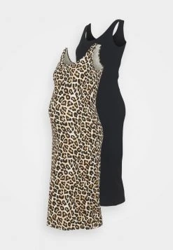 MAMALICIOUS MLSANNIE MIDI DRESS 2 PACK - Robe En Jersey - Black