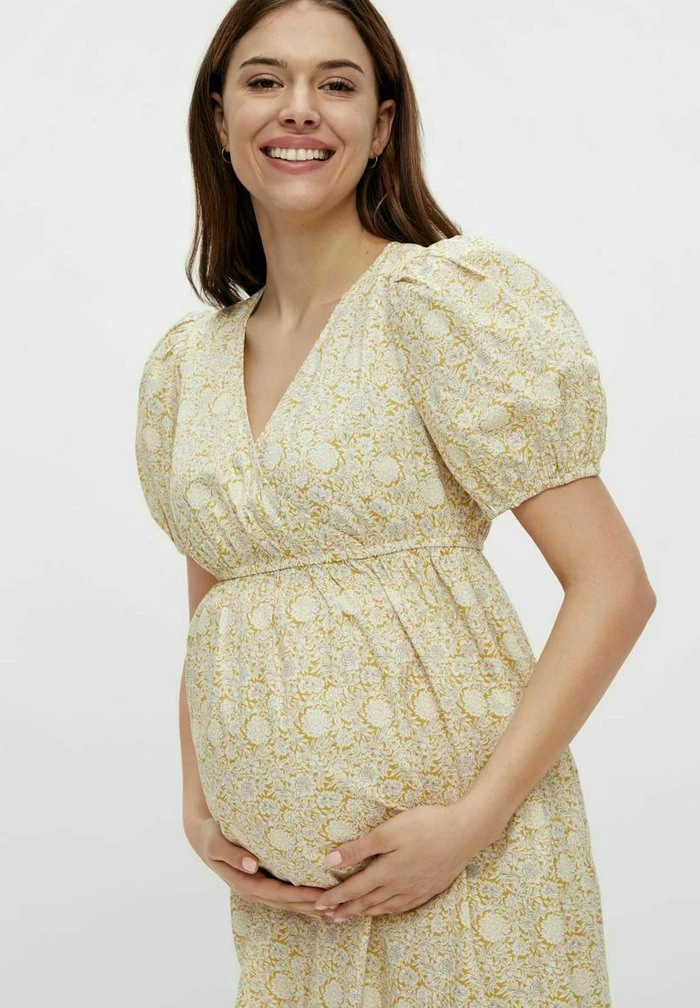 MAMALICIOUS MLSUNNI - Robe De Jour - Yolk Yellow – Image 4