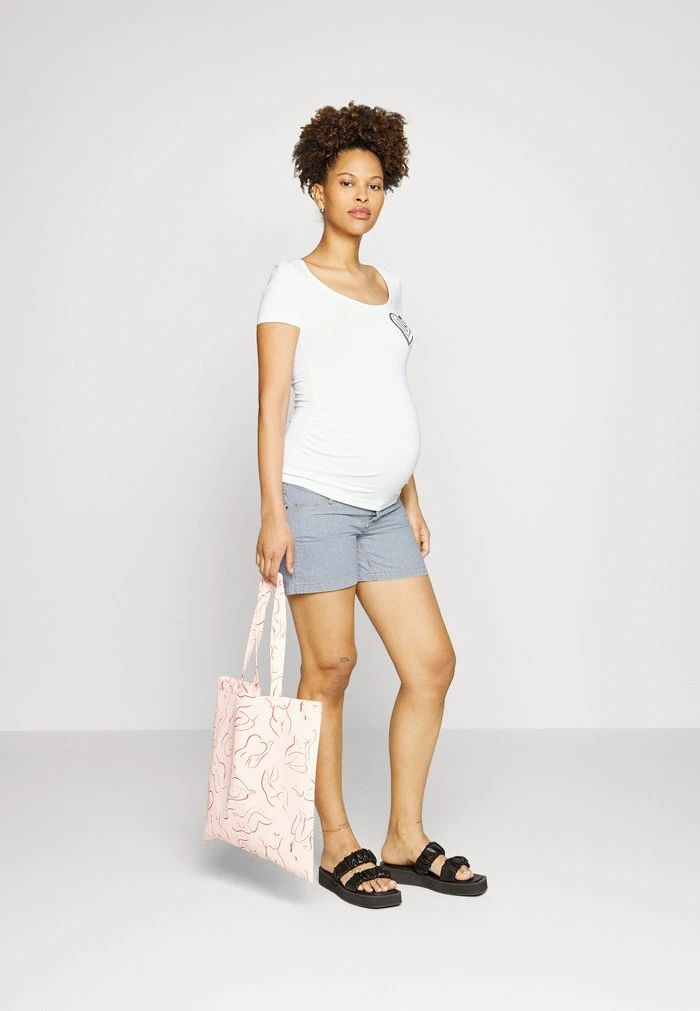 MAMALICIOUS MLMALTA SLIM - Short - Snow White – Image 2