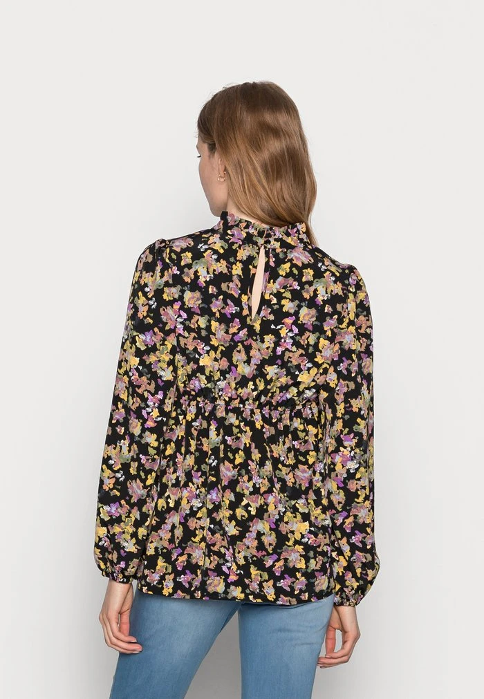 MAMALICIOUS MLEMRA WOVEN TOP - Blouse - Black/snow White/fall Leaf/dewberry – Image 3