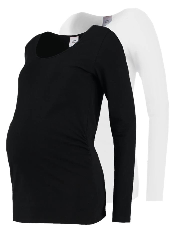 MAMALICIOUS MLLEA 2 PACK - T-shirt à Manches Longues - Black – Image 6