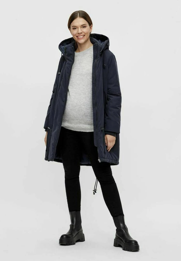 MAMALICIOUS MADDY - Veste D'hiver - Navy Blazer – Image 2