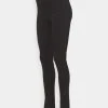 MAMALICIOUS MLELAINE SLIT - Legging - Black