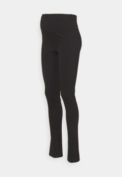 MAMALICIOUS MLELAINE SLIT - Legging - Black
