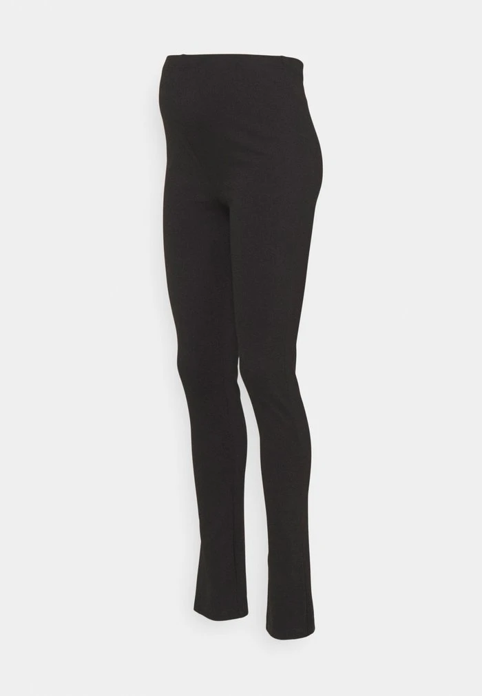 MAMALICIOUS MLELAINE SLIT - Legging - Black