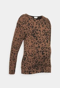 MAMALICIOUS MLENNE - T-shirt à Manches Longues - Bombay Brown