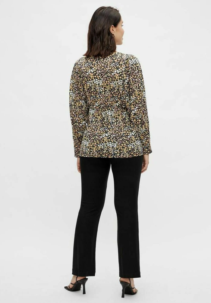 MAMALICIOUS T-shirt à Manches Longues - India Ink – Image 3