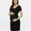 MAMALICIOUS MLFILINE - Robe En Jersey - Black