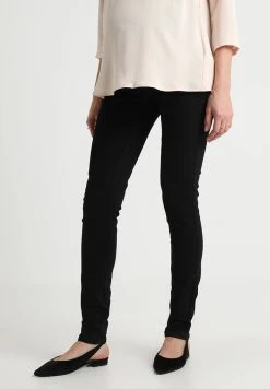 MAMALICIOUS MLLOLA - Jean Slim - Black Denim