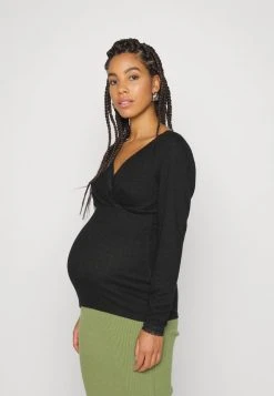 MAMALICIOUS MLDEANNE TESS - Pullover - Black