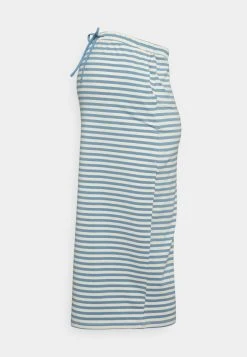 MAMALICIOUS MIDI SKIRT - Jupe Longue - Blue Heaven