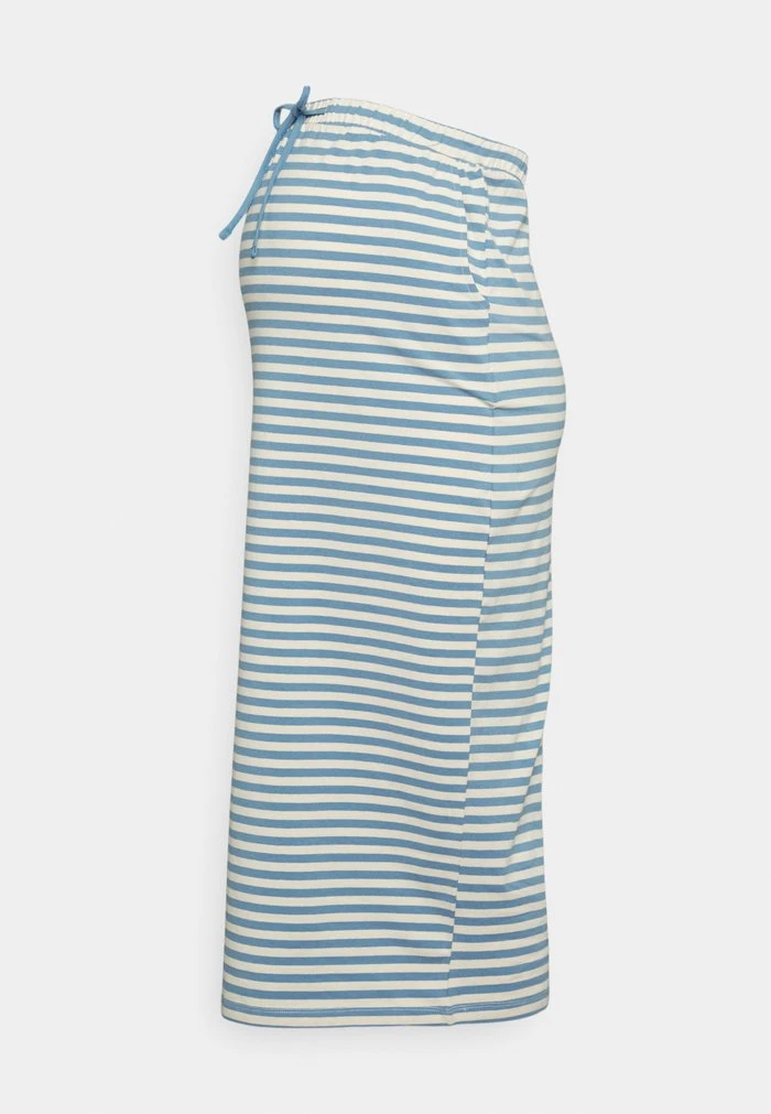 MAMALICIOUS MIDI SKIRT - Jupe Longue - Blue Heaven