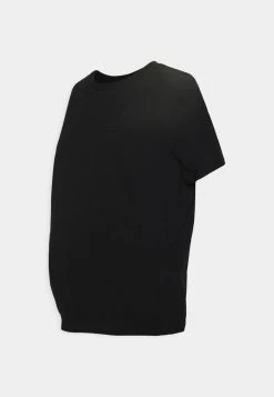 MAMALICIOUS MLSALLY SOLID SET - T-shirt Imprimé - Black