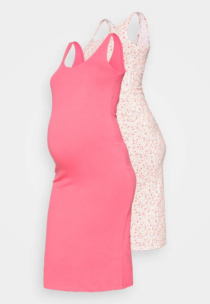 MAMALICIOUS MLFIE MIDI TANK DRESS 2 PACK - Robe En Jersey - Bubblegum – Image 7