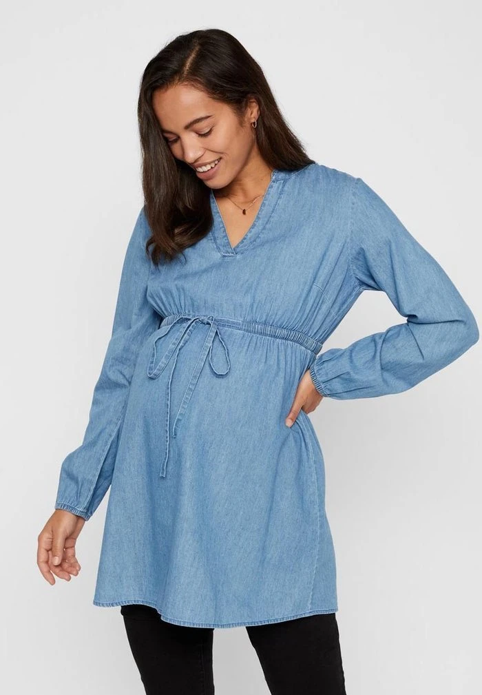 MAMALICIOUS Tunique - Light Blue