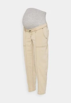 MAMALICIOUS MLSTANFORD CROPPED CARGO - Pantalon Classique - Cornstalk