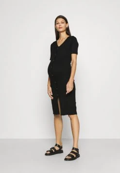 MAMALICIOUS MLDIA DRESS - Robe Pull - Black