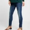 MAMALICIOUS Jean Slim - Medium Blue Denim
